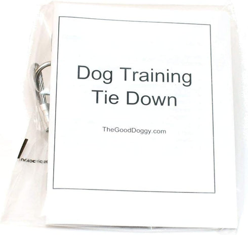 Dog Training Tie Out Cable, 3 Ft Begging Jumping Destructive Chewing Housetraining Counter Surfing Teething Puppy Potty Training Tether Chew Proof...