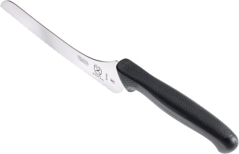 Mercer Culinary Millennia Black Handle Offset Bread Knife, 7-Inch...