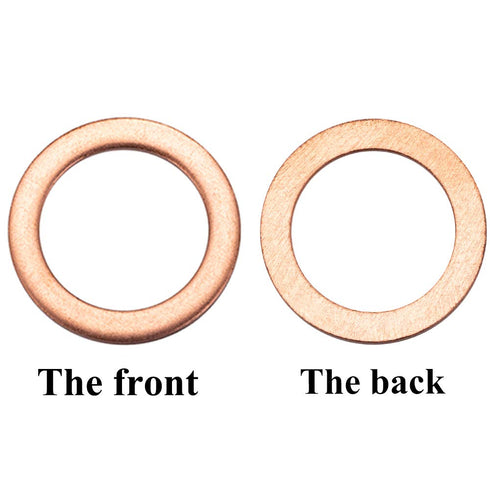 10PCS Oil Drain Plug Washers Fit for MB - Engine Oil Gasket Crush Washers Rings Seals Fit for Benz C E AMG S CL CLA CLK CLS G GL GLA GLC GLK GLE M...