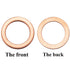 10PCS Oil Drain Plug Washers Fit for MB - Engine Oil Gasket Crush Washers Rings Seals Fit for Benz C E AMG S CL CLA CLK CLS G GL GLA GLC GLK GLE M...
