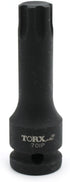 TEMO IP70 3 Inch Long Black Impact Torx Plus 6 Point Socket Bit 1/2 Inch Square Drive Auto Repair Tool...