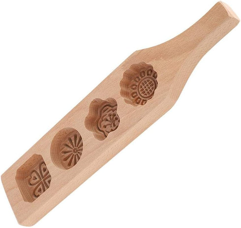 Mid-Autumn Festival Mooncake Wood Pastry Making Bean Cake Ice Skin Baking Tools...