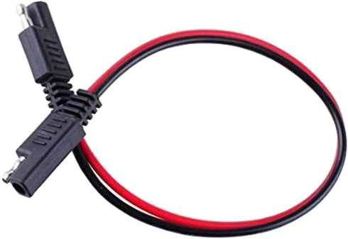 5 Pack 12" 12 Gauge 2 Pin Quick Disconnect Audiopipe Polarized Wire Harness, Heavy Duty SAE Connector Bullet Lead Cable...