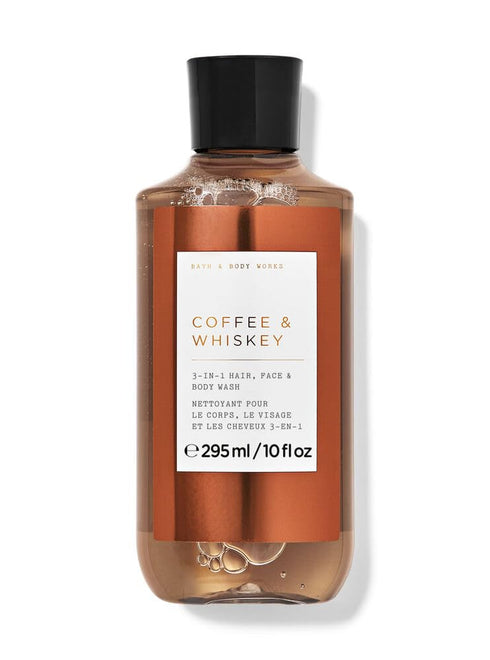 Bath and Body Works Coffee & Whiskey 3-IN-1 Hair, Face & Body Wash 10 fl oz / 295 mL...