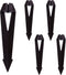 Landscape Lighting Stakes, Replacement Ground Stakes Plastic, 1/2 NPT Female Thread, 8 2/3" Length ABS Plastic for Outdoor Torch Lights 5-Pack Bro...