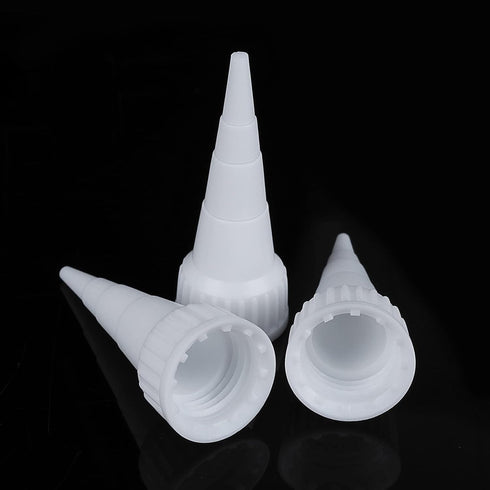 20 Pieces Snip Tip Applicator Adhesive Tube Tips Cap for E6000 Craft Glue 3.7 Ounce Adhesive Tubes, Snip Tip Applicator Cap...