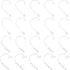 UNICRAFTALE 120Pcs 4 Style DIY Ear Cuff 316 Stainless Steel Ear Wrap Earrings 2~6 Loop DIY Earring for Non-Pierced Ears 55~59mm Ear Cler DIY Earri...