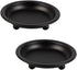 2 Pcs Candle Plate Iron Candle Holder for Pillar Candles Black Metal Candle Stand for Dinning Table Wedding Party Decor...