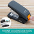Staplers Office,Small One Touch Stapler Effortless Ergonomic Design, 25 Sheet Capacity(Deli0370)...
