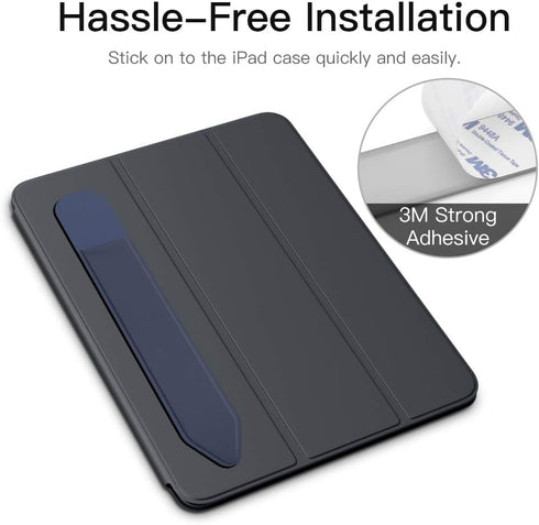 MoKo Pencil Holder Sticker Fit Apple Pencil Pro, Apple Pencil (USB-C), Apple Pencil 1st/2nd Generation, Elastic Pencil Pocket Pouch Adhesive Sleev...