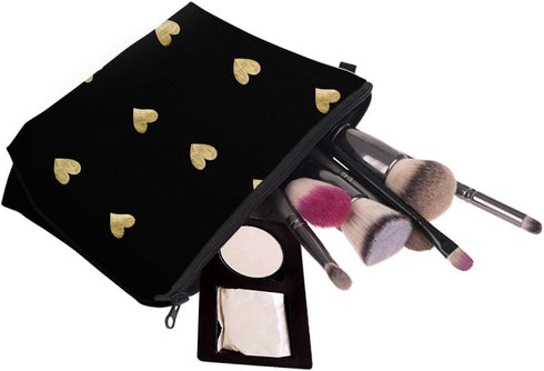 Deanfun Small Makeup Case - Cute and Waterproof Cosmetic Bag for Women(Heart D5-51356)...