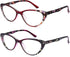 Cat Eye Blue Light Blocking Glasses for Womens - 2 Pairs Lightweight Blue Screen Computer Eyeglasses Anti Glare Glasses...