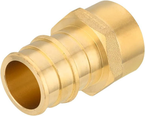 (Pack of 2) EFIELD Pex A Full Flow Expansion Brass Fittings 1 inch Pex x 3/4 inch Female NPT Adapter, ASTM F1960 For Pex A Tubing Pipe Only (2)...