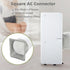 5.9"/6" Portable Air Conditioner Exhaust Hose Coupler Window Adapter - ABS Mobile A/C Unit Tube Connector - Essential Air Conditioning Accessories...