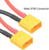 1 Pair XT90 Male Female Plug and 2pcs XT90 Series Connector 1-Female 2-Males Adapter with 10CM 10AWG Silicone Cable for RC Battery Helicopter Quad...