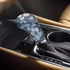 Auto Gear Shift Knob Cover + Handbrake Cover Set of 2,Hawaiian Blue Flower Car Interior Accessiores Gift for Women...