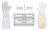 Mr.Bee Beekeeping Supply Goatskin Leather Beekeeper Gloves with Vent Long Canvas Sleeve & Elastic Cuff M...