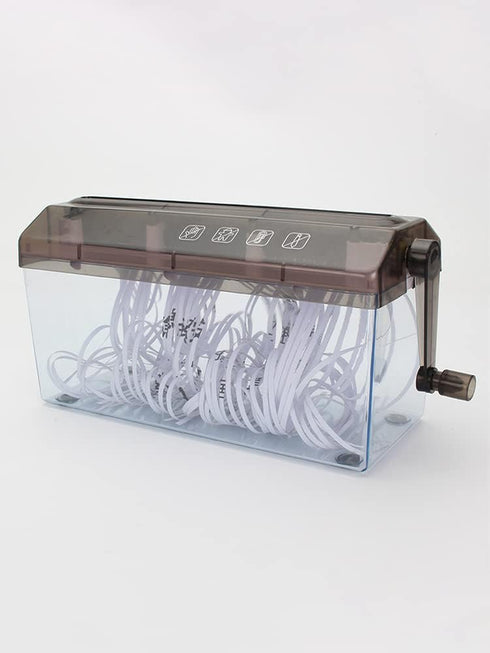 Mini Hand Shredder,Portable Paper Shredder Manual Shredder,Home Office Desktop Stationery,Hand Paper Shredder for Paper, Notes, Bills, Portrait, P...