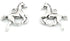 50pcs Horse Charms Pendants Alloy DIY Bracelet Necklace Jewelry Making Craft Accessories 20x15mm (Antique Silver)...
