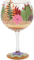Enesco Designs by Lolita Desert Terrarium Copa Artisan Cocktail Glass, 24 Ounce, Multicolor...