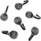 Hand Forged Metal Wall Hook Set of 6 Pcs Wrought Iron Handmade Rustic Hook for Plant & Mug Blacksmith Farmhouse Decor Coat Hook Rack Antique Finis...