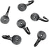 Hand Forged Metal Wall Hook Set of 6 Pcs Wrought Iron Handmade Rustic Hook for Plant & Mug Blacksmith Farmhouse Decor Coat Hook Rack Antique Finis...