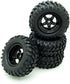 4X 1:10 RC Off-Road Car Wheel Tires 5 Spokes Wheel Rim 12 mm Hex RC Parts...