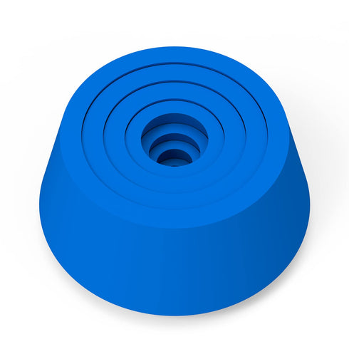 Filter Adapter Cones, 9 Pack Tapered Collar Rubber Stopper Buchner Funnel Flask Cones Adapter Set with Smooth Surface Durable Wear-Resistance Filt...