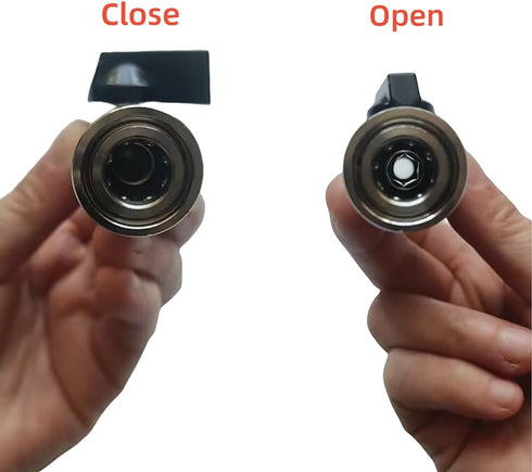 High Pressure Washer Ball Valve, Stainless Steel Quick Connect Ball Valve for Power Washer Hose, 1/4 NPT...