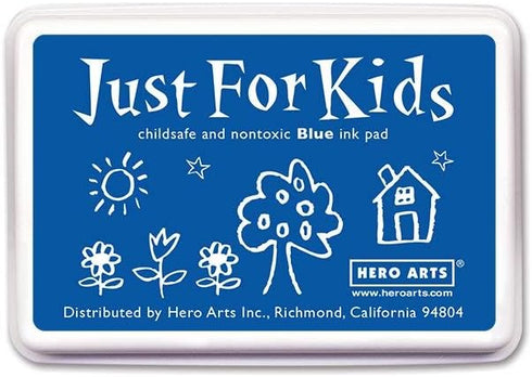 Hero Arts CS101 Ink, Just for Kids Blue Ink Pad...