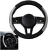 Car Steering Wheel Cover Carbon Fibre Breathable Anti-Slip Protector for Car Accessories Auto Car Without Inner Ring Grey...
