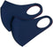 color Everyday aerosilver, reusable, breathable, washable Face Mask, Made In Korea (Small, Dark Navy - Burgundy)...