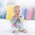 Silicone Baby Teether, Food Grade Silicone & Beech Baby Teething Toy, BPA Free (Sage)...