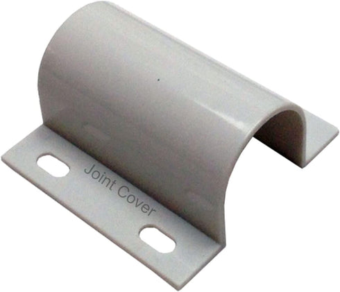 Electriduct Joint Cover for 4" Plastic Flanged Wire Guard Cable Raceway - White...