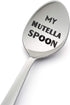 My Nutella Spoon-8 Inch Spoon designed for Nutella Lover-present under $10- Presents for Him/Presents for Her-Perfect Present for a Sweet Tooth-Cr...