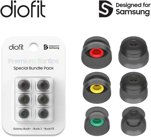 diofit/Galaxy Buds2 Eartips/Buds FE Eartips Compatible for Samsung Galaxy Buds2 & Buds FE...
