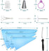 70 Pcs Cake&Cupcake Decorating Supplies Tips kit-48 Numbered Piping Tips & 6 Reusable Pastry bag with Pattern Chart - Flower Nail, Icing Spatula,C...