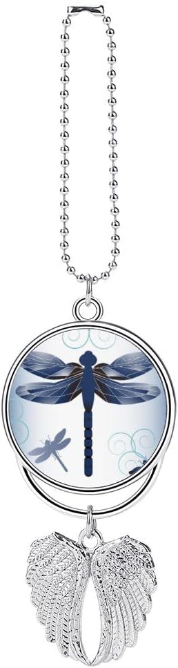 Beautiful Dragonfly Car Pendant for Rear View Mirror, Angel Wings Car Pendant Hanging Accessories, Christmas Decorations...
