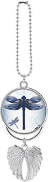 Beautiful Dragonfly Car Pendant for Rear View Mirror, Angel Wings Car Pendant Hanging Accessories, Christmas Decorations...