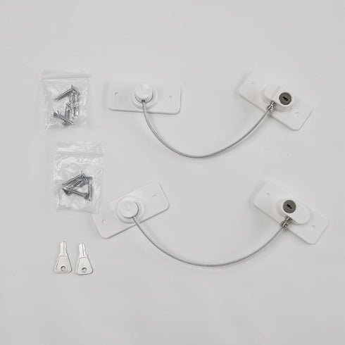 AOSITE Mini Fridge Locks for Kids No Drill Refrigerator Locks for Adults Cupboard Lock Child Safety Locks for Cabinets Drawer Locks Freezer Lock B...
