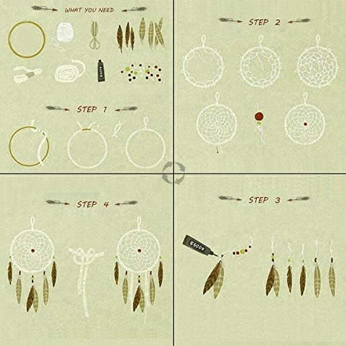 SUNTQ Macrame Hoops Ring for Dream Catcher Metal Crafts Round Brass Plated 6inch(Gold,Pack of 10)...
