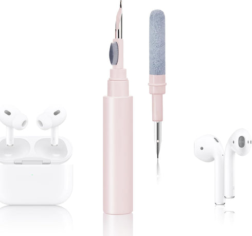 Airpods Pro1 2 3 Multi-Function Earbud Cleaning Kit, Earbud Cleaning Pen, Bluetooth Earphone Cleaning Brush, Flocking Sponge with Soft Brush, Mini...