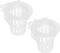2pcs Hanging Aquarium Planter Aquarium Plant Baskets Water Plant Grass Cups Aquarium Plant Pots Aquaponics Plant Pot Aquatic Planting Baskets Fish...