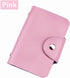 K Y KANGYUN Credit Card Holder for Women 2 Pack, Transparent Plastic Small Credit Card Holder Protector Sleeve Unisex ?Pink&Blue?...