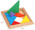 3 otters Wooden Tangrams Puzzles, 4 Pack Educational Tangrams Shapes Puzzle Toys for Kids and Adults, STEM Montessori Wood Toy, Brain Logic Blocks...