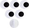 Cinvo 2.7 Inch Medium Googly Eyes Self Adhesive 7cm Big Wiggle Eyes Large Sticky Eyes for Party Halloween Decor Door Christmas Trees Cleaning Robo...