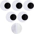 Cinvo 2.7 Inch Medium Googly Eyes Self Adhesive 7cm Big Wiggle Eyes Large Sticky Eyes for Party Halloween Decor Door Christmas Trees Cleaning Robo...
