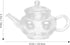 Restaurant Teapot Tea Steeper Handle Teapot Transparent Glass Teapot Tea Kettle Small Glass Teapot Tearoom Teapot Kettle Hotel Coffee Pot Glass Te...