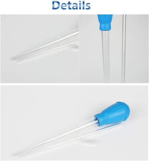 Fish Tank Cleaning Tools, Mini Manual Fish Tank Water Changer Aquarium Dropper,Extendable Fish Tank Cleaning Waste Remover, for Fish Tank(45cm/1Pc...