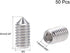 uxcell 50Pcs M3x6mm Internal Hex Socket Set Grub Screws Cone Point 304 Stainless Steel Screw...